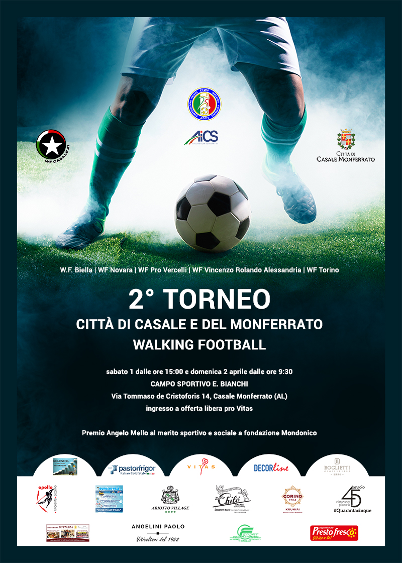 2° Torneo Città di Casale e del Monferrato di Walking Football